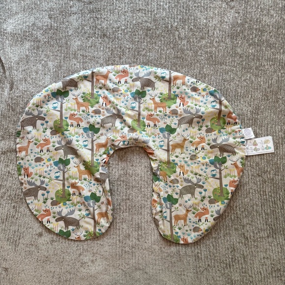 Boppy Other - Boppy Nursing Pillow Cover Woodland Animals Cream Green Brown Blue